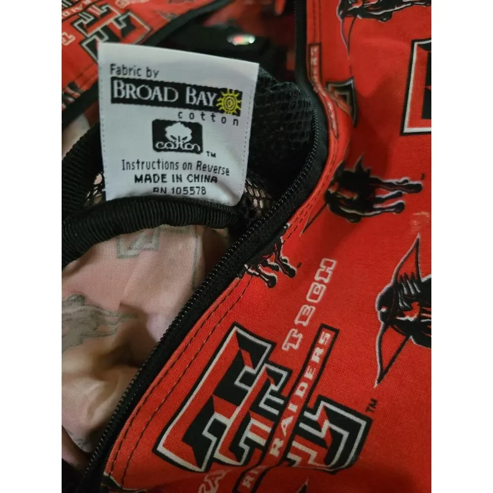 VTG Texas Tech Red Raiders Overnight Duffle Bag 90s NCAA College Broad Bay